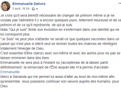 Changement de prenom