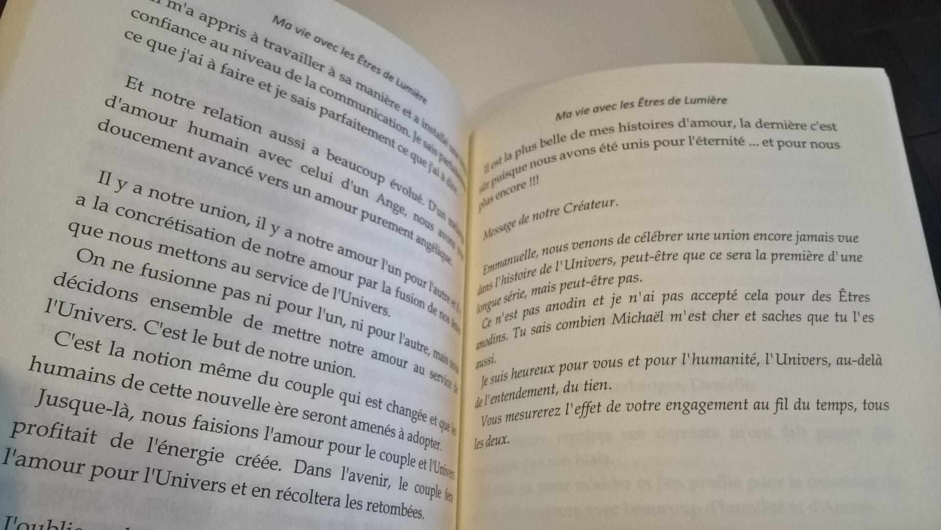 Extrait du livre notre union